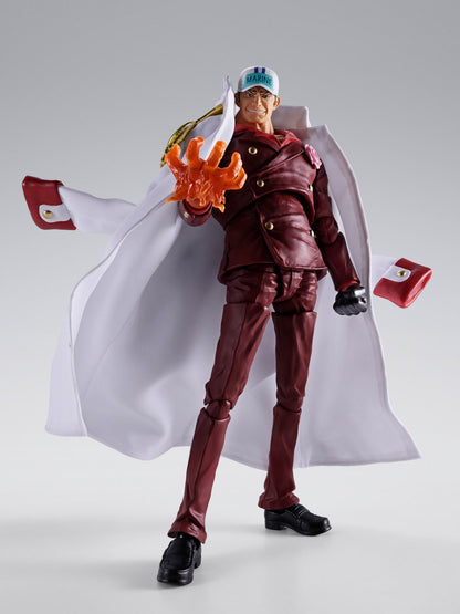 BANDAI AKAINU - ONE PIECE S.H.FIGUARTS SAKAZUKI () MARINEFORD ACTION FIGURE 20 cm