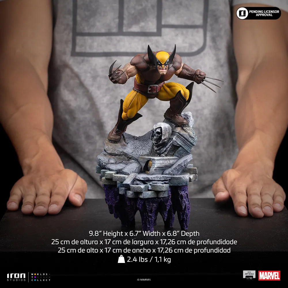 IRON STUDIOS WOLVERINE - MARVEL INFINITY GAUNTLET 1/10 STATUA 25 cm