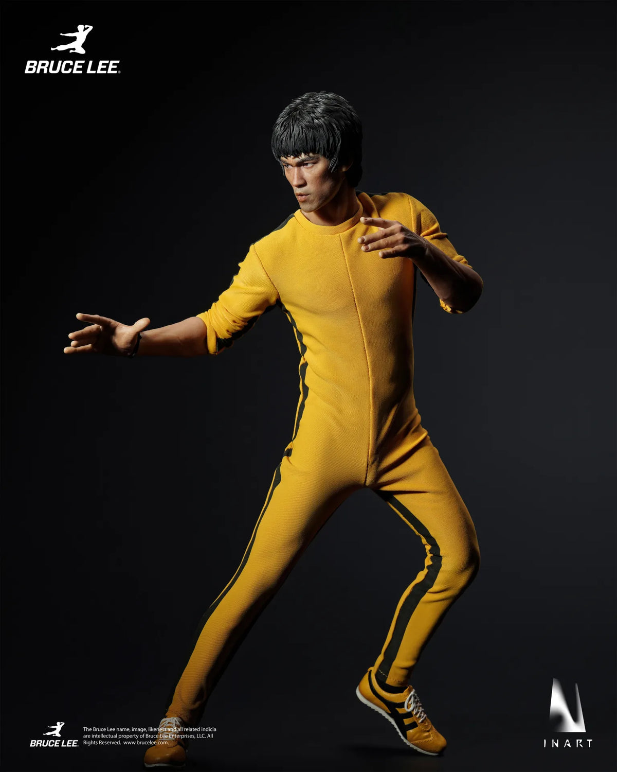 INART - BRUCE LEE BRUCE LEE (YELLOW JUMPSUIT) COLLECTIBLE 1/6 ACTION FIGURE 27.5 cm
