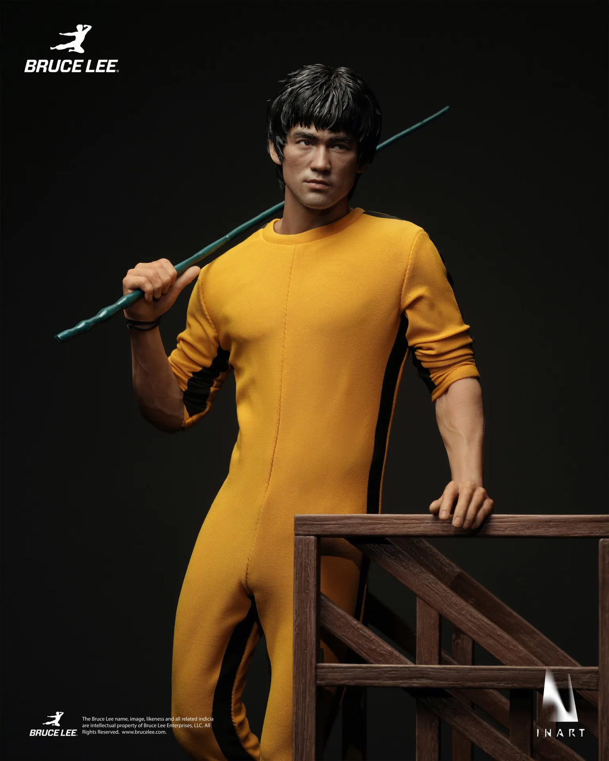 INART - BRUCE LEE BRUCE LEE (YELLOW JUMPSUIT) COLLECTIBLE 1/6 ACTION FIGURE 27.5 cm