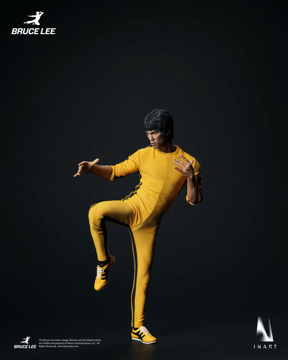 INART - BRUCE LEE BRUCE LEE (YELLOW JUMPSUIT) COLLECTIBLE 1/6 ACTION FIGURE 27.5 cm