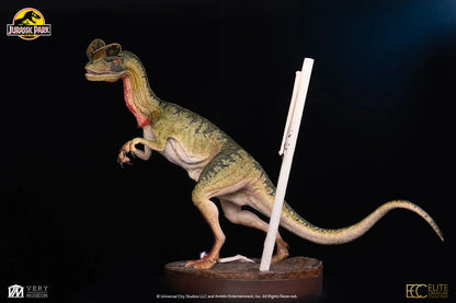 ELITE CREATURE COLLECTIBLES - JURASSIC PARK JURASSIC PARK DILOPHOSAURUS SCALE MAQUETTE 1/3 STATUA 62 cm