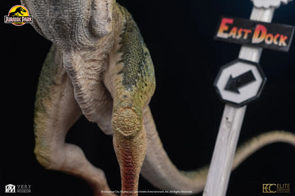 ELITE CREATURE COLLECTIBLES - JURASSIC PARK JURASSIC PARK DILOPHOSAURUS SCALE MAQUETTE 1/3 STATUA 62 cm