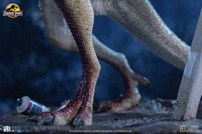 ELITE CREATURE COLLECTIBLES - JURASSIC PARK JURASSIC PARK DILOPHOSAURUS SCALE MAQUETTE 1/3 STATUA 62 cm