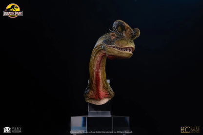ELITE CREATURE COLLECTIBLES - JURASSIC PARK JURASSIC PARK DILOPHOSAURUS SCALE MAQUETTE 1/3 STATUA 62 cm