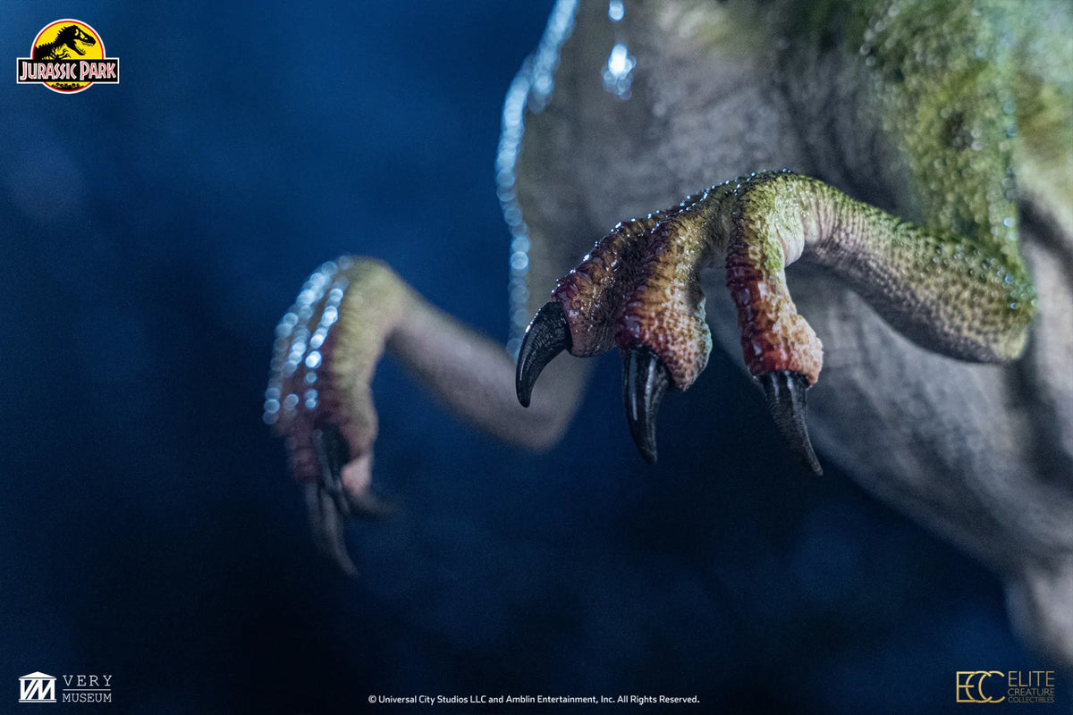 ELITE CREATURE COLLECTIBLES - JURASSIC PARK JURASSIC PARK DILOPHOSAURUS SCALE MAQUETTE 1/3 STATUA 62 cm