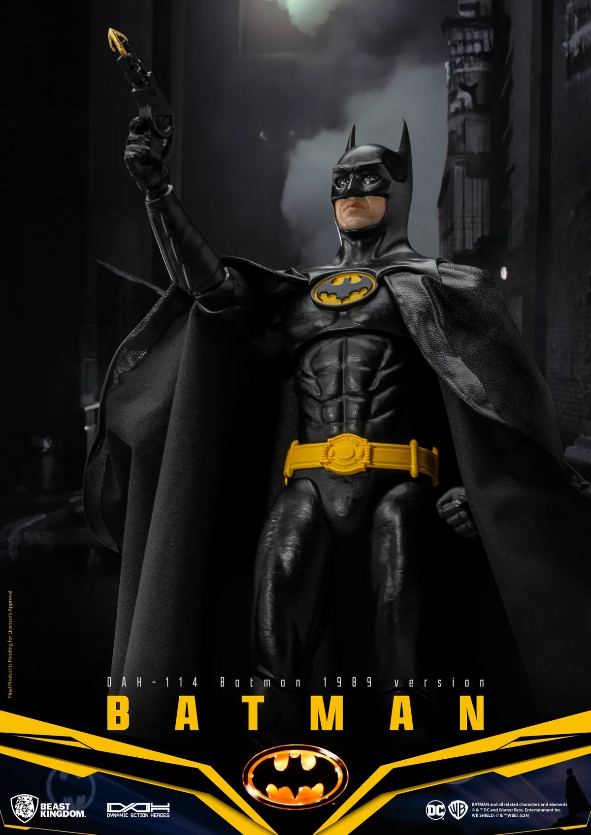 BEAST KINGDOM - DC COMICS BATMAN 1989 STANDARD VERSION ACTION FIGURE 21cm