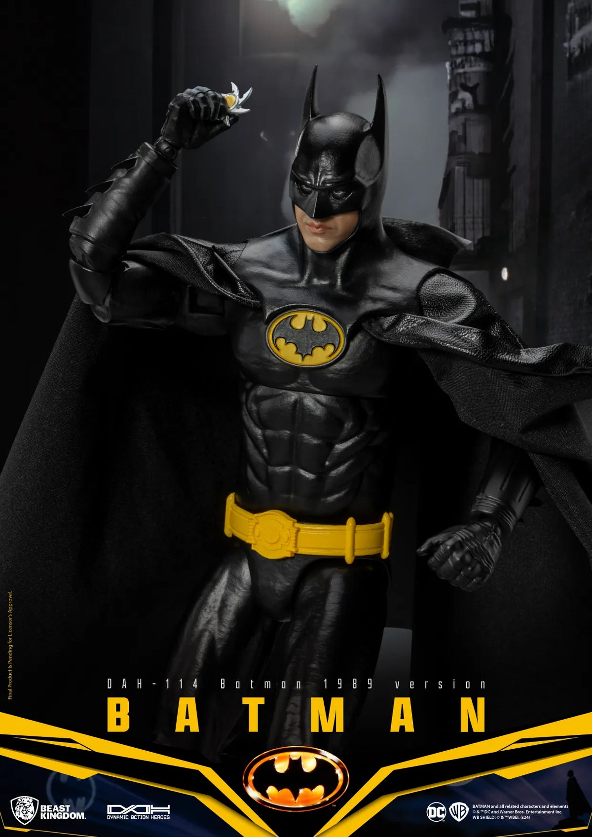BEAST KINGDOM - DC COMICS BATMAN 1989 STANDARD VERSION ACTION FIGURE 21cm
