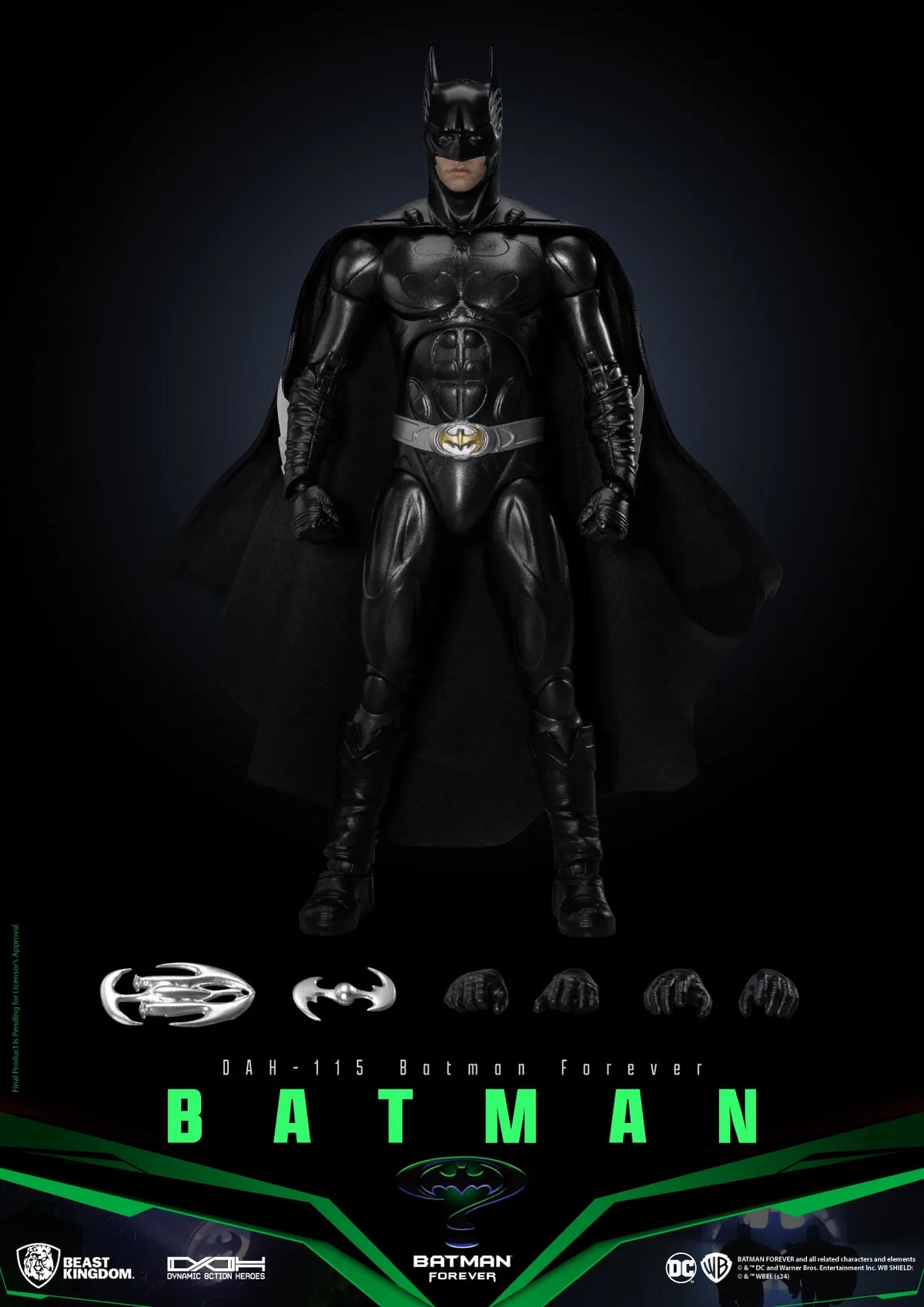 BEAST KINGDOM - DC COMICS BATMAN BATMAN FOREVER STANDARD VERSION ACTION FIGURE 21 cm