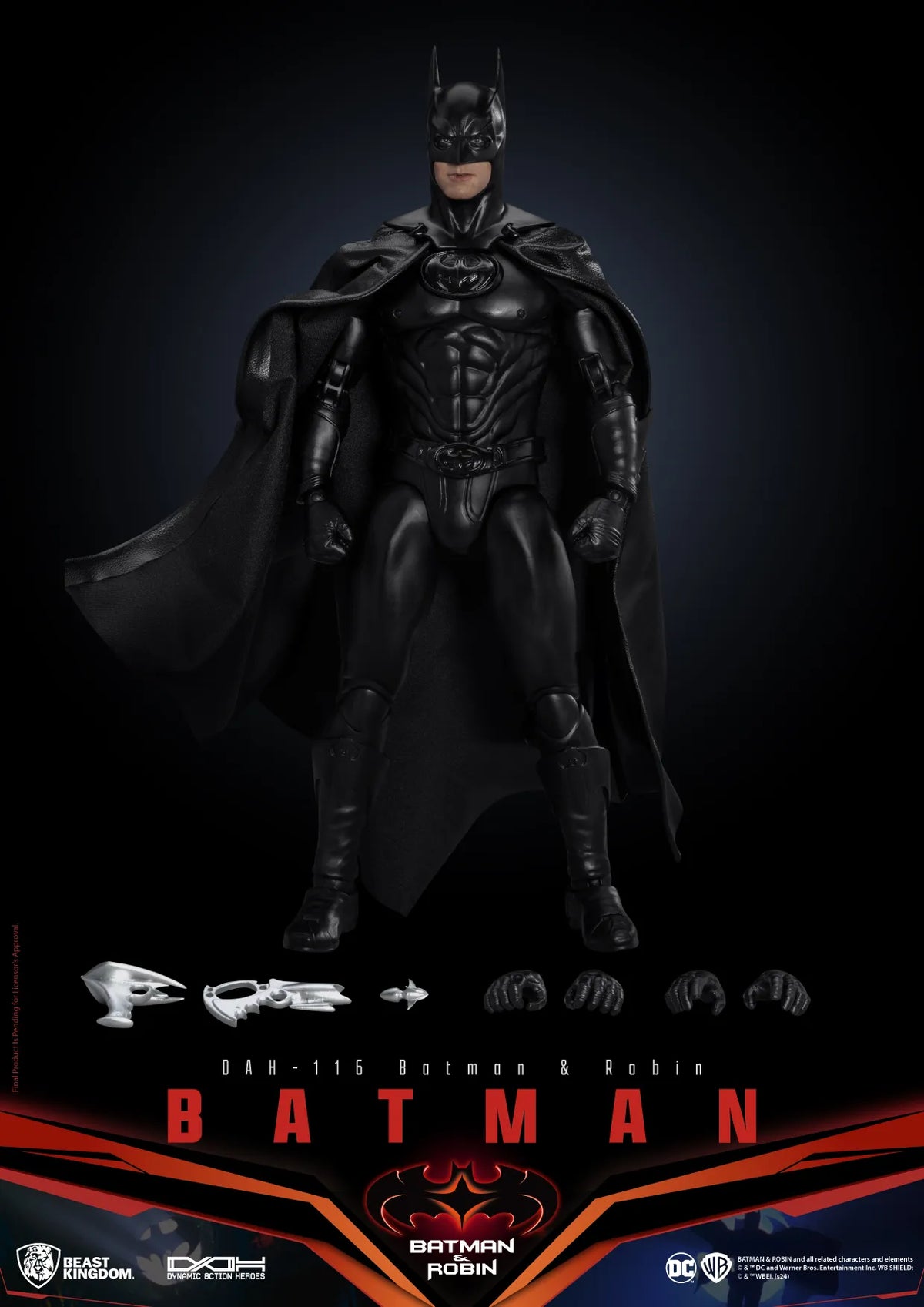BEAST KINGDOM - DC COMICS BATMAN BATMAN & ROBIN STANDARD VERSION ACTION FIGURE 21 cm
