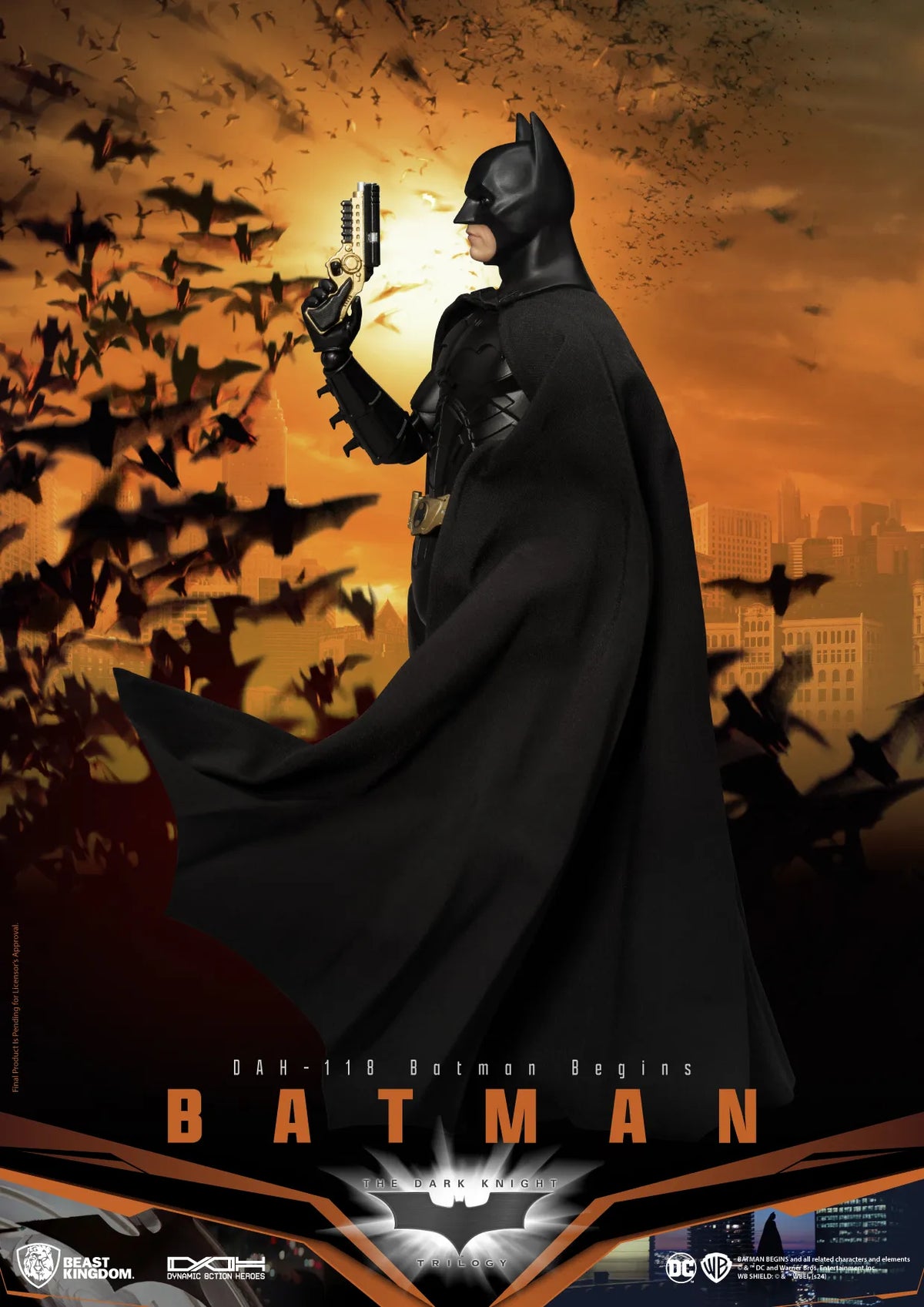 BEAST KINGDOM - DC COMICS BATMAN BEGINS BATMAN STANDARD VERSION ACTION FIGURE 21 cm