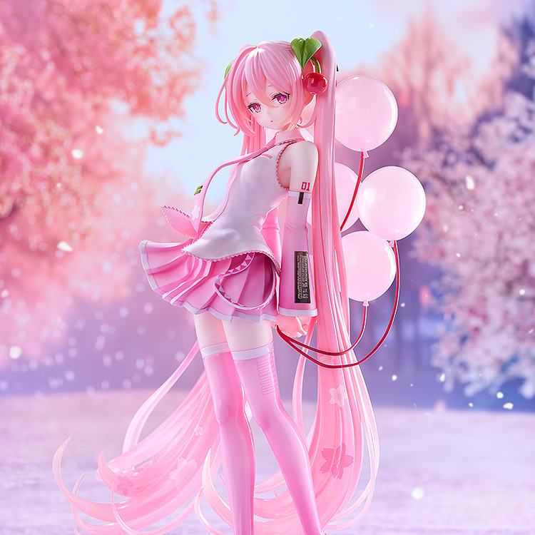 GOOD SMILE COMPANY - HATSUNE MIKU SAKURA MIKU GSC ILLUSTRATION CONTEST G.S. COLLECTION FIGURA 26 cm