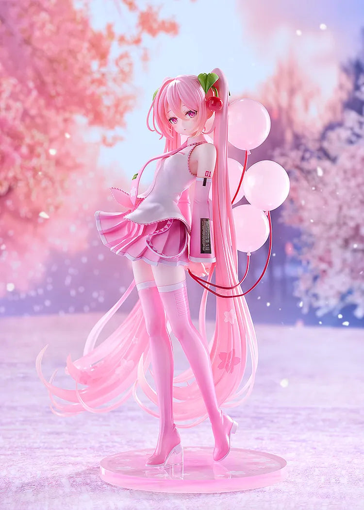 GOOD SMILE COMPANY - HATSUNE MIKU SAKURA MIKU GSC ILLUSTRATION CONTEST G.S. COLLECTION FIGURA 26 cm