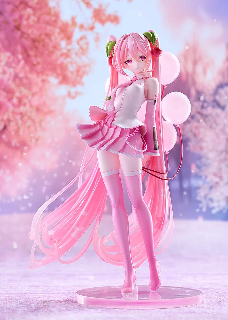GOOD SMILE COMPANY - HATSUNE MIKU SAKURA MIKU GSC ILLUSTRATION CONTEST G.S. COLLECTION FIGURA 26 cm