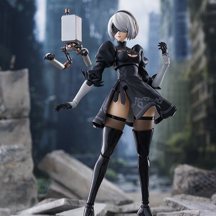 MAX FACTORY - NIER NIER AUTOMATA 2B YORHA NO2 TYPE B FIGMA RERUN ACTION FIGURE 16 cm