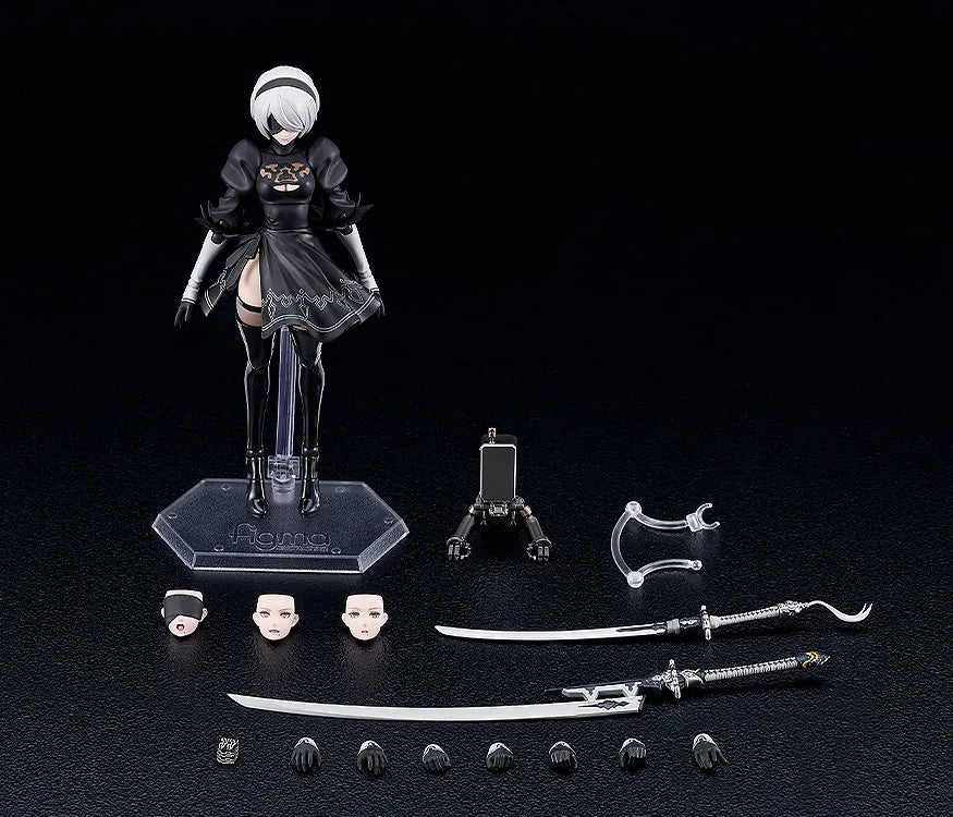 MAX FACTORY - NIER NIER AUTOMATA 2B YORHA NO2 TYPE B FIGMA RERUN ACTION FIGURE 16 cm