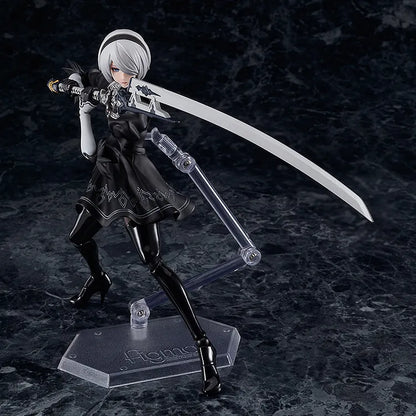 MAX FACTORY - NIER NIER AUTOMATA 2B YORHA NO2 TYPE B FIGMA RERUN ACTION FIGURE 16 cm