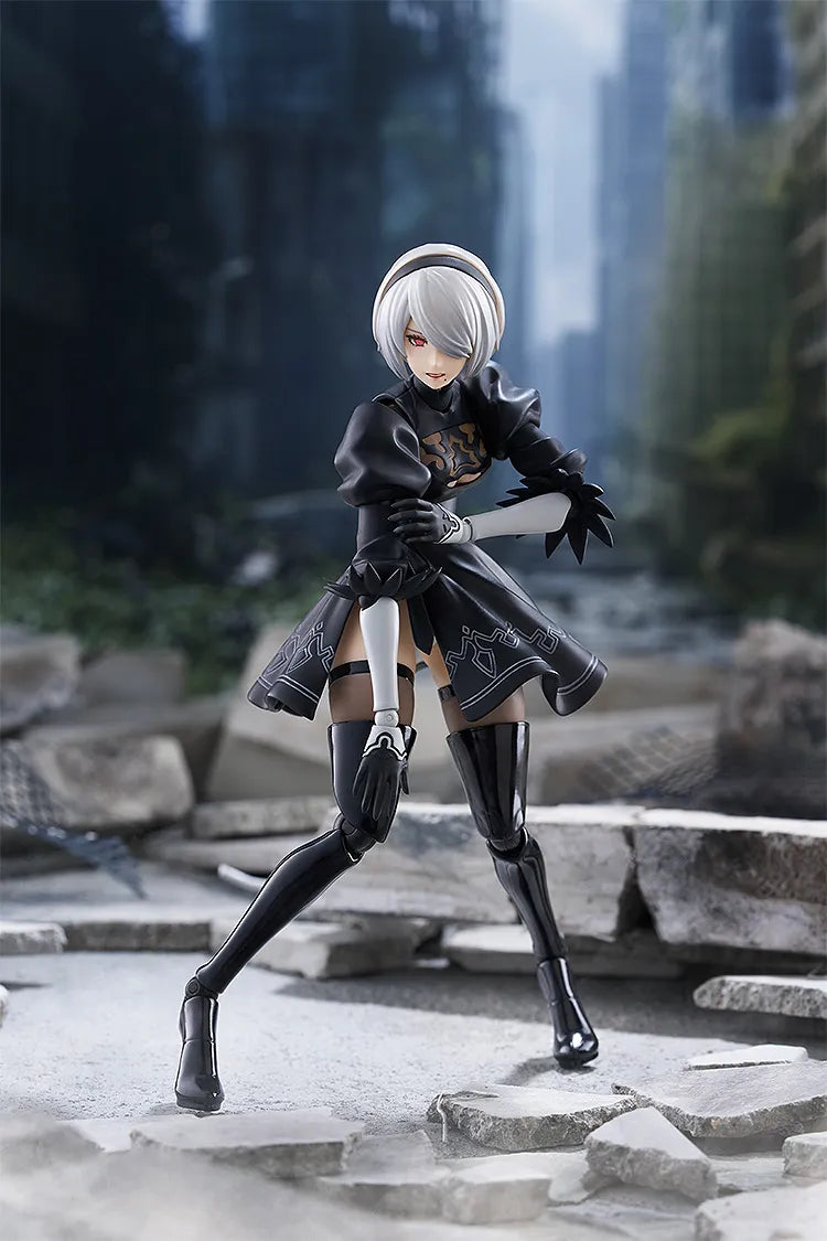 MAX FACTORY - NIER NIER AUTOMATA 2B YORHA NO2 TYPE B FIGMA RERUN ACTION FIGURE 16 cm