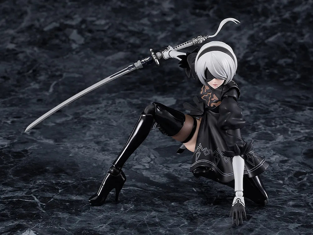 MAX FACTORY - NIER NIER AUTOMATA 2B YORHA NO2 TYPE B FIGMA RERUN ACTION FIGURE 16 cm