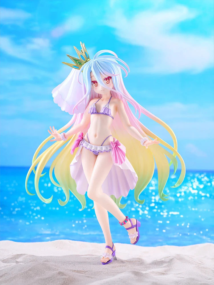 FURYU - NO GAME NO LIFE NO GAME NO LIFE SHIRO SWIMWEAR DRESS TENITOL TALL FIGURA 29 cm
