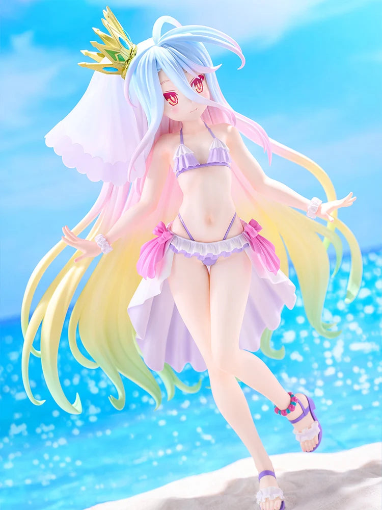FURYU - NO GAME NO LIFE NO GAME NO LIFE SHIRO SWIMWEAR DRESS TENITOL TALL FIGURA 29 cm