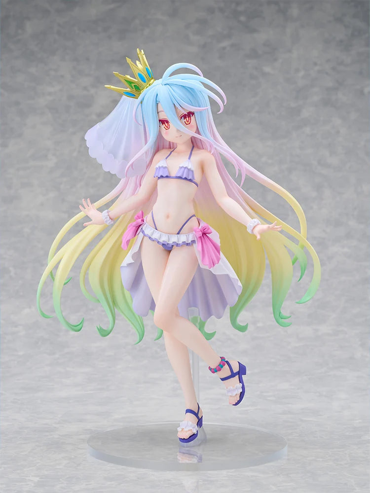 FURYU - NO GAME NO LIFE NO GAME NO LIFE SHIRO SWIMWEAR DRESS TENITOL TALL FIGURA 29 cm