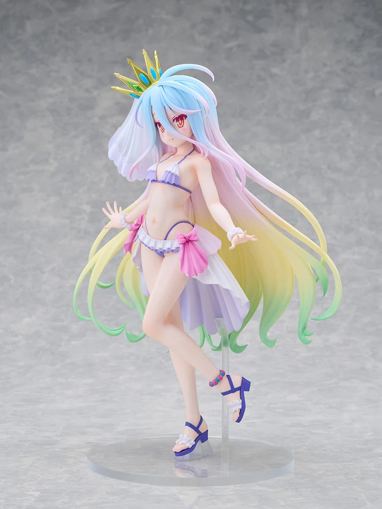FURYU - NO GAME NO LIFE NO GAME NO LIFE SHIRO SWIMWEAR DRESS TENITOL TALL FIGURA 29 cm