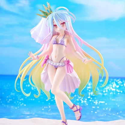 FURYU - NO GAME NO LIFE NO GAME NO LIFE SHIRO SWIMWEAR DRESS TENITOL TALL FIGURA 29 cm