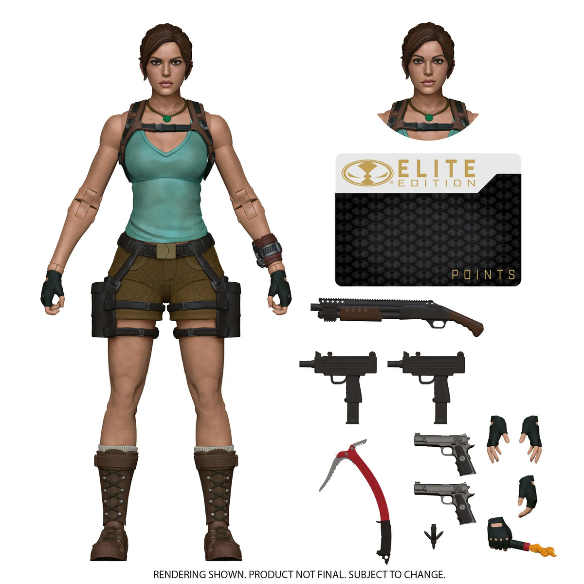 MCFARLANE TOYS 25 - TOMB RAIDER LARA CROFT TOMB RAIDER LEGACY ATLANTIS 7INCH DLX ACTION FIGURE 17 cm