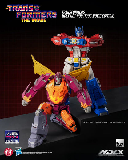 THREEA TOYS/THREEZERO - TRANSFORMERS HOT ROD 1986 MOVIE MDLX ACTION FIGURE 18 cm