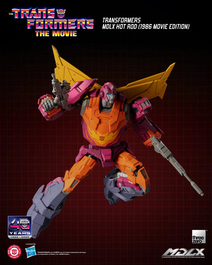 THREEA TOYS/THREEZERO - TRANSFORMERS HOT ROD 1986 MOVIE MDLX ACTION FIGURE 18 cm