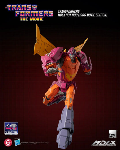 THREEA TOYS/THREEZERO - TRANSFORMERS HOT ROD 1986 MOVIE MDLX ACTION FIGURE 18 cm
