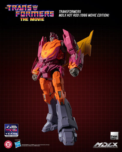 THREEA TOYS/THREEZERO - TRANSFORMERS HOT ROD 1986 MOVIE MDLX ACTION FIGURE 18 cm