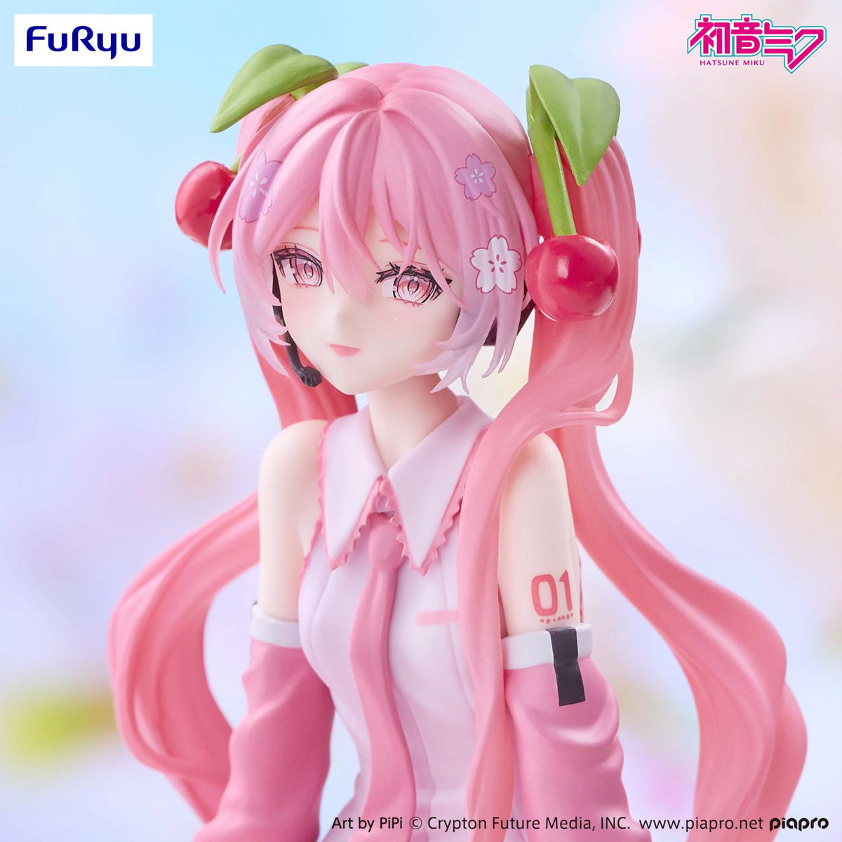 FURYU - HATSUNE MIKU HATSUNE MIKU SAKURA MIKU 2026 SMILE NOODLE STOPPER FIGURA 14 cm