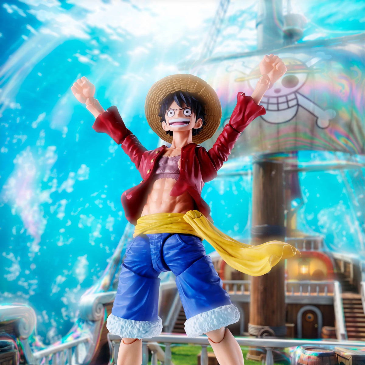 ONE PIECE MONKEY.D.LUFFY TWO YEARS LATER S.H.FIGUARTS