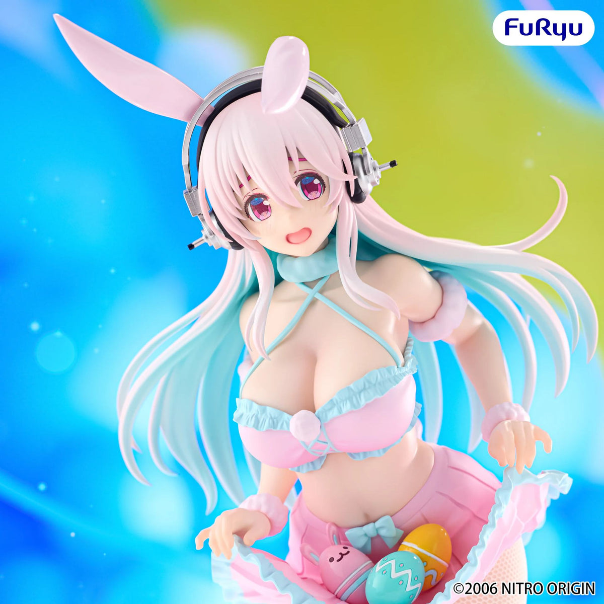 SUPER SONICO PASTEL EASTER BICUTE BUNNIES FIGURE