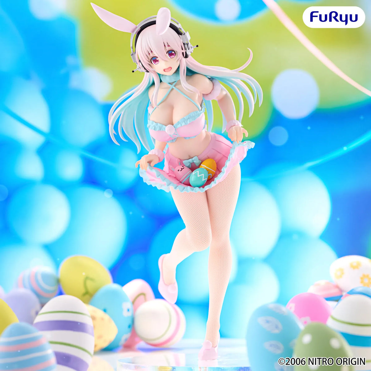 SUPER SONICO PASTEL EASTER BICUTE BUNNIES FIGURE