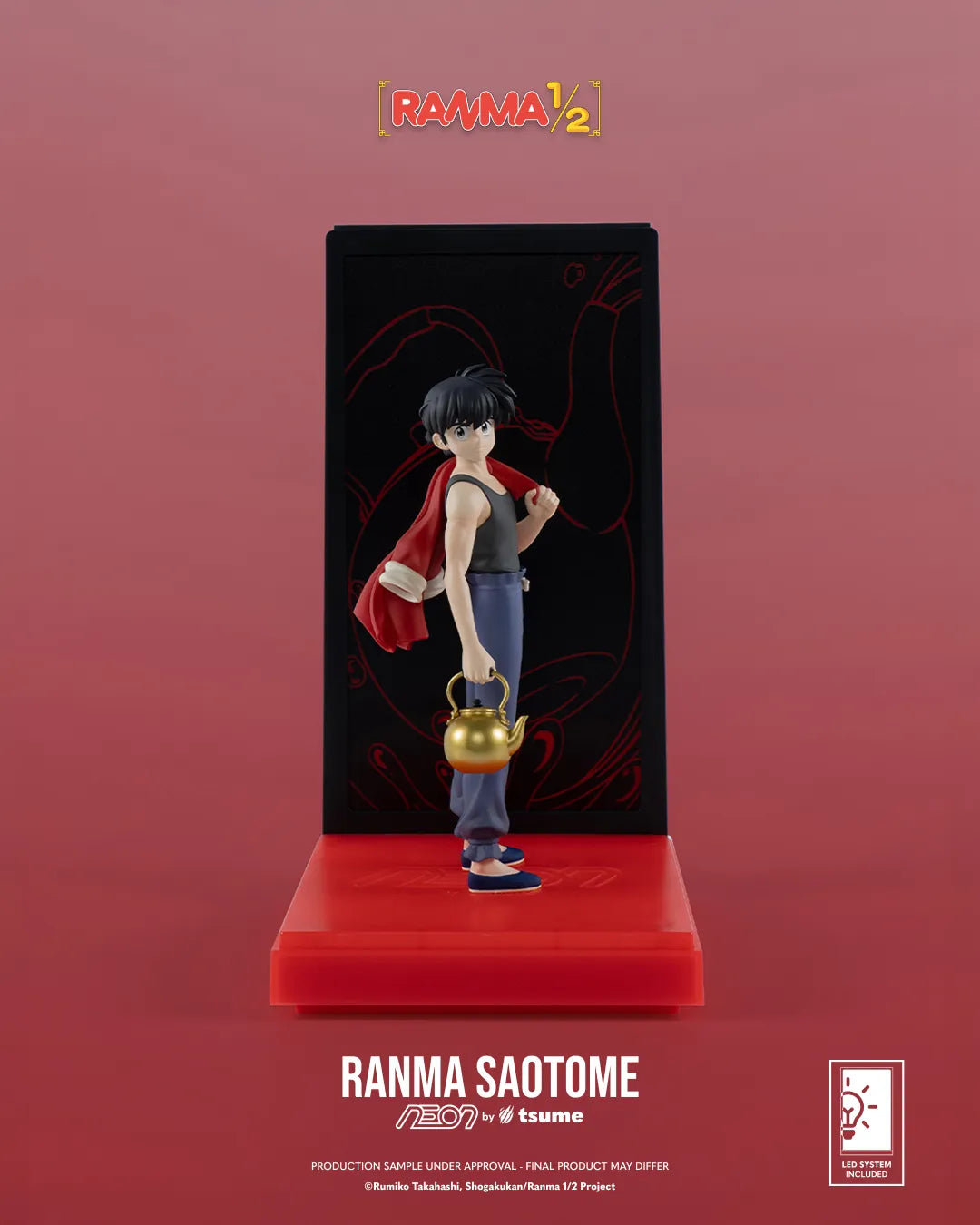 RANMA 1/2 RANMA SAOTOME BOY NEON FIGURE