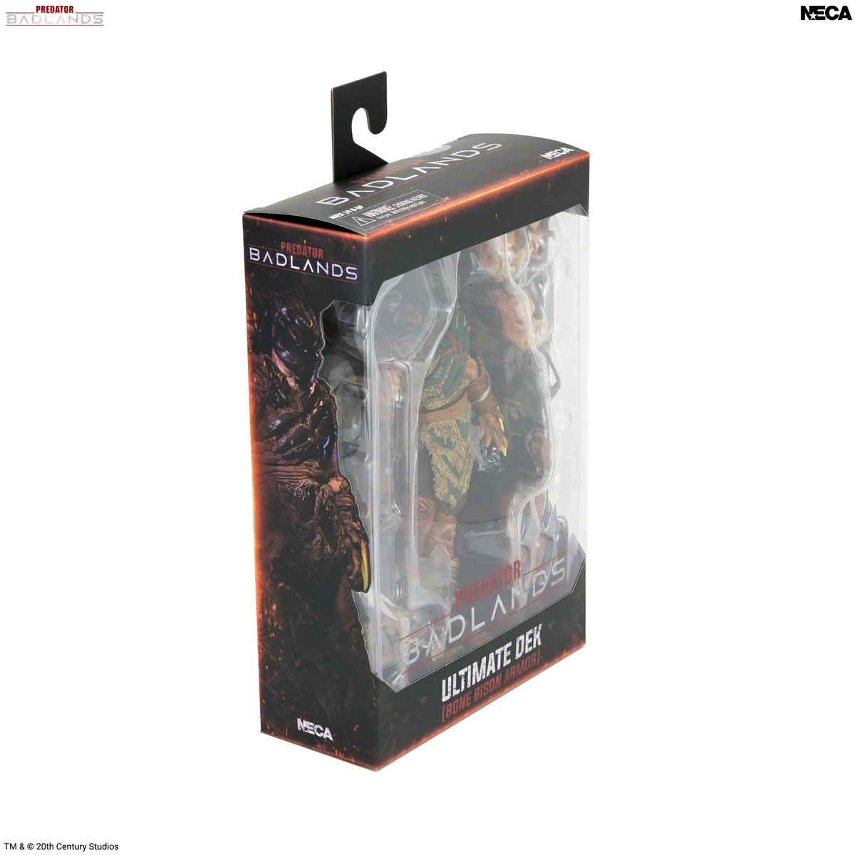 PREDATOR BADLANDS DEK BONE BISON ARMOR ULTIMATE ACTION FIGURE