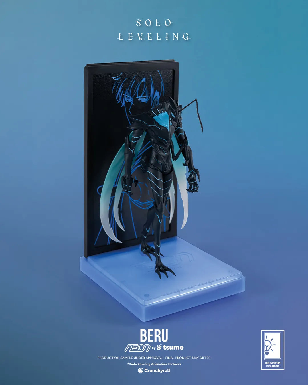 SOLO LEVELING BERU NEON FIGURE
