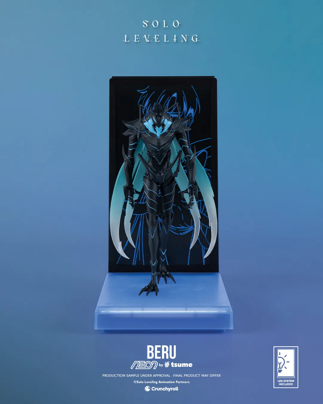 SOLO LEVELING BERU NEON FIGURE
