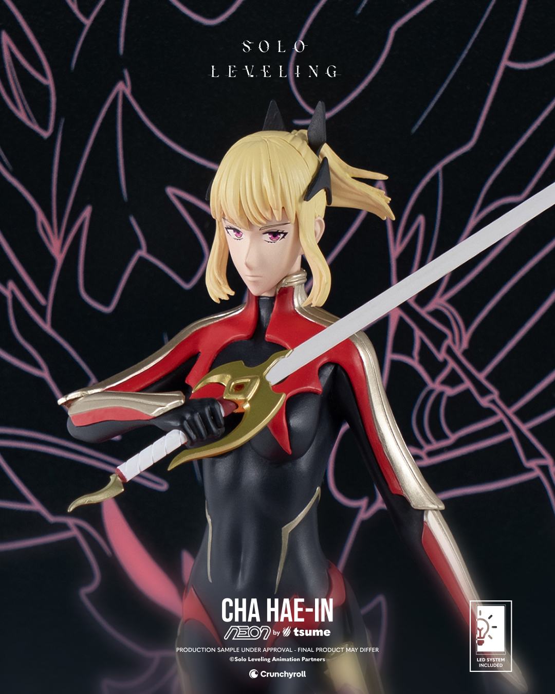 SOLO LEVELING CHA HAE-IN NEON FIGURE