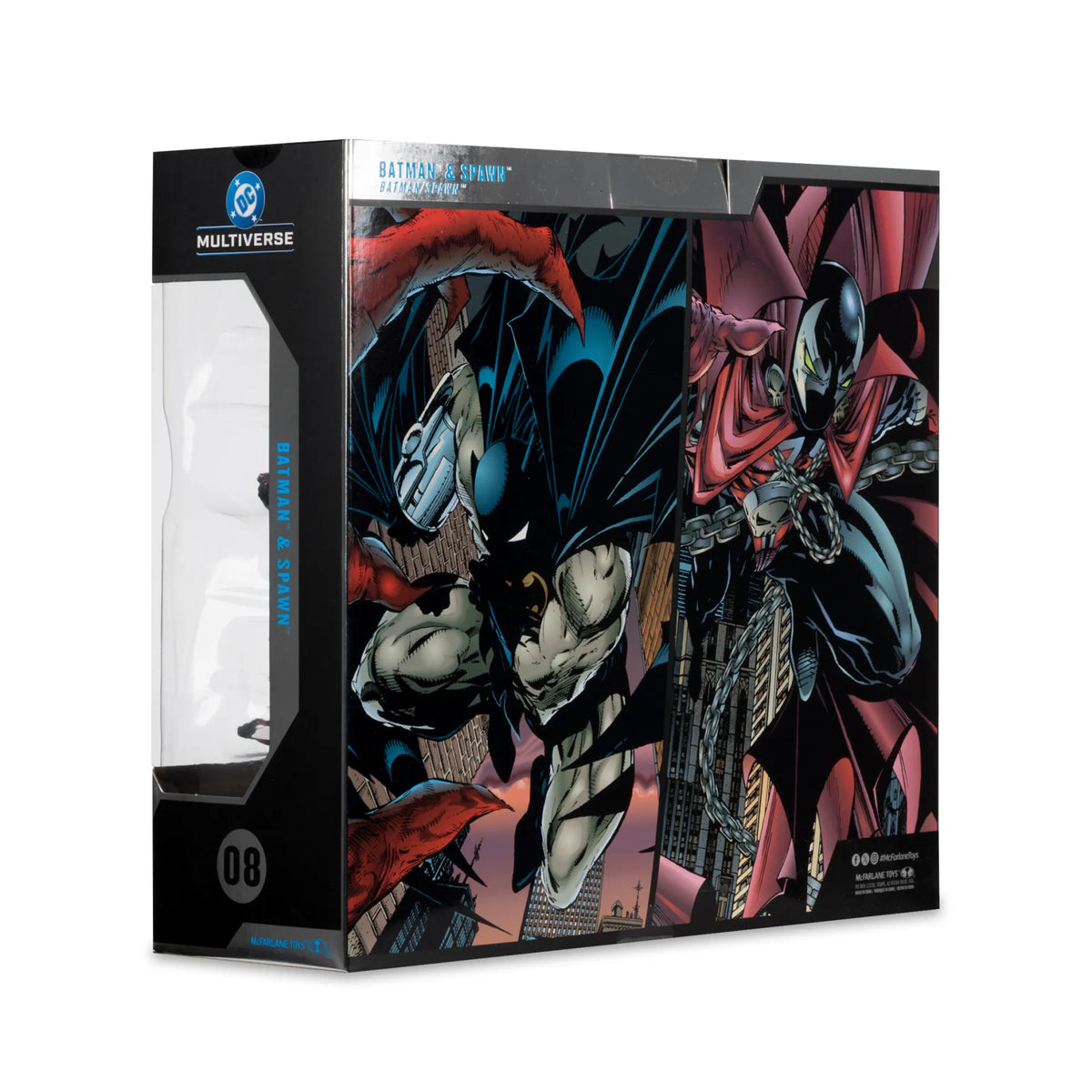 DC MCFARLANE COLL ED BATMAN & SPAWN 2PK ACTION FIGURE