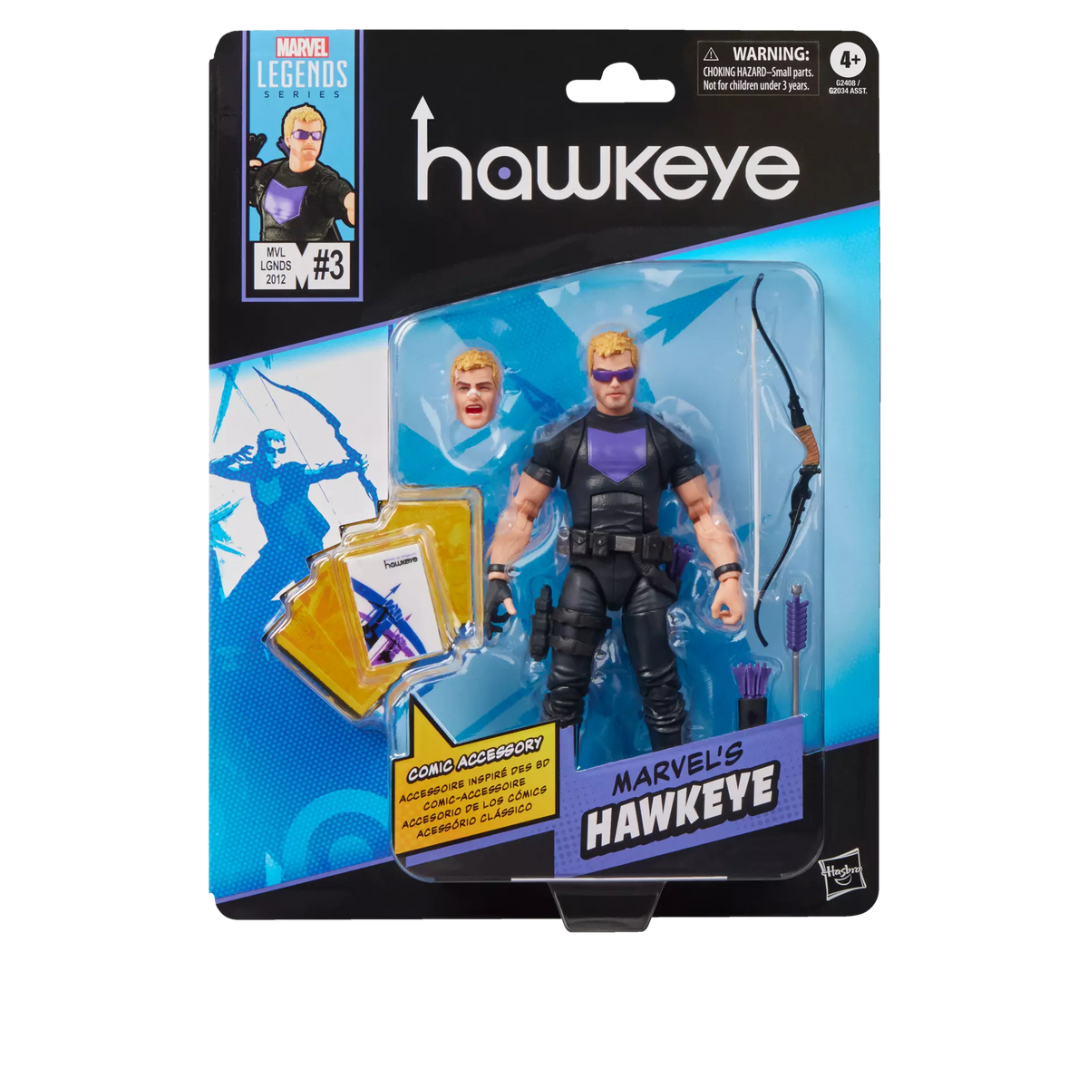 MARVEL LEGENDS MINI COMICS HAWKEYE ACTION FIGURE