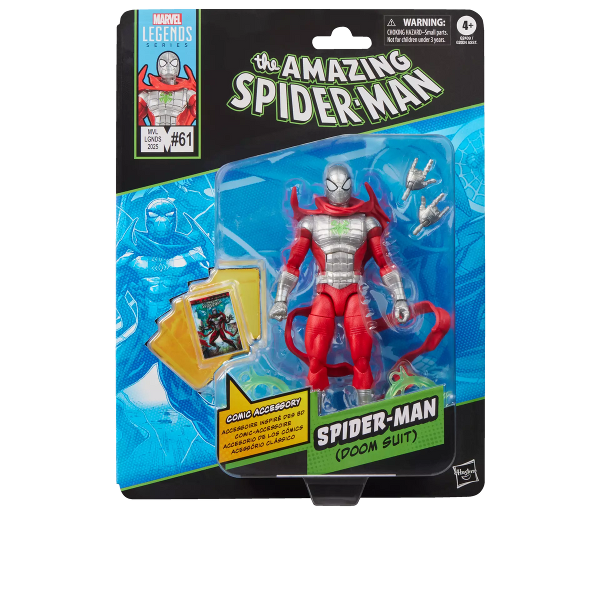 MARVEL LEGENDS MINI COMICS SPIDER-MAN DOOM SUIT ACTION FIGURE