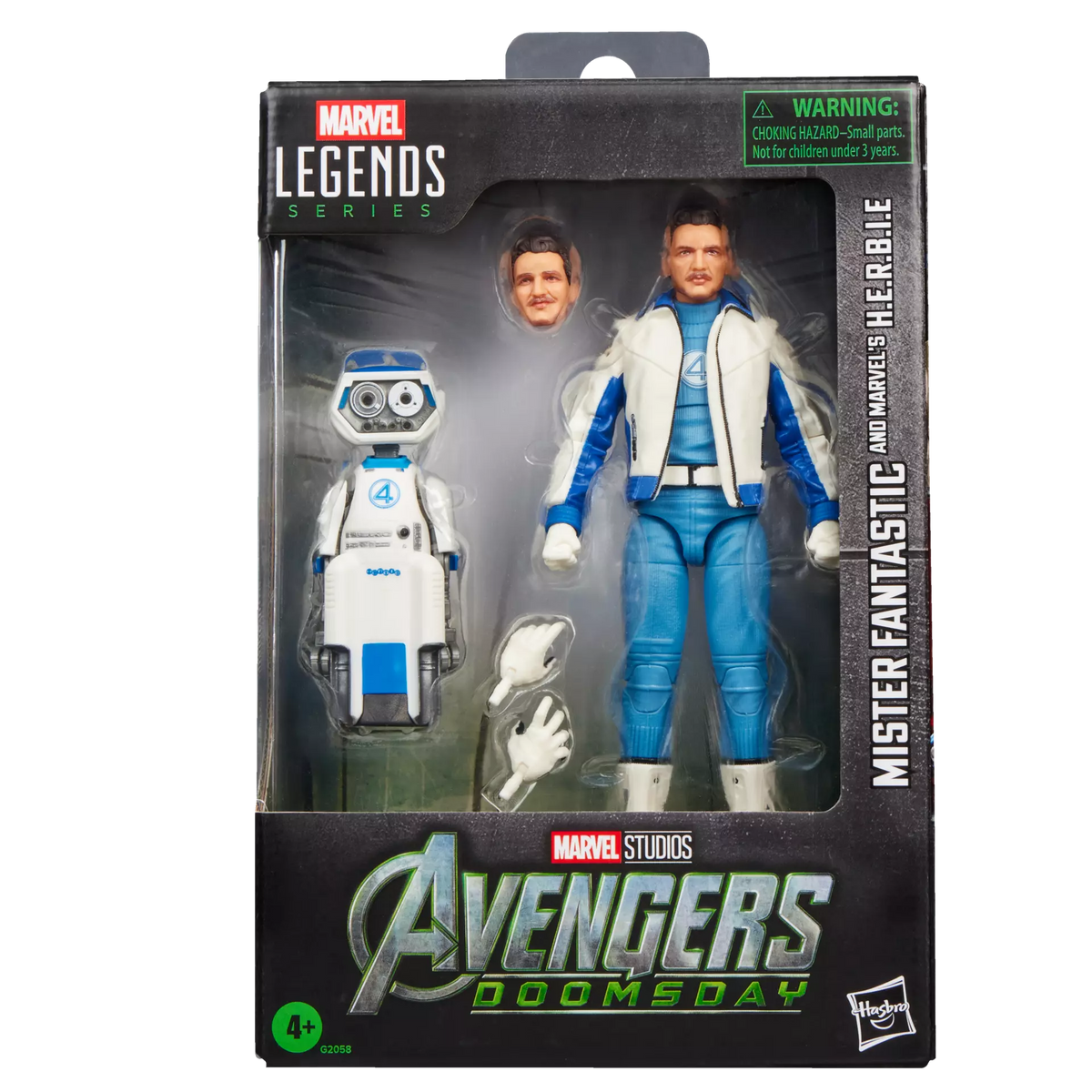 MARVEL LEGENDS AVENGERS DOOMSDAY MR FANTASTIC AND HERBIE ACTION FIGURES