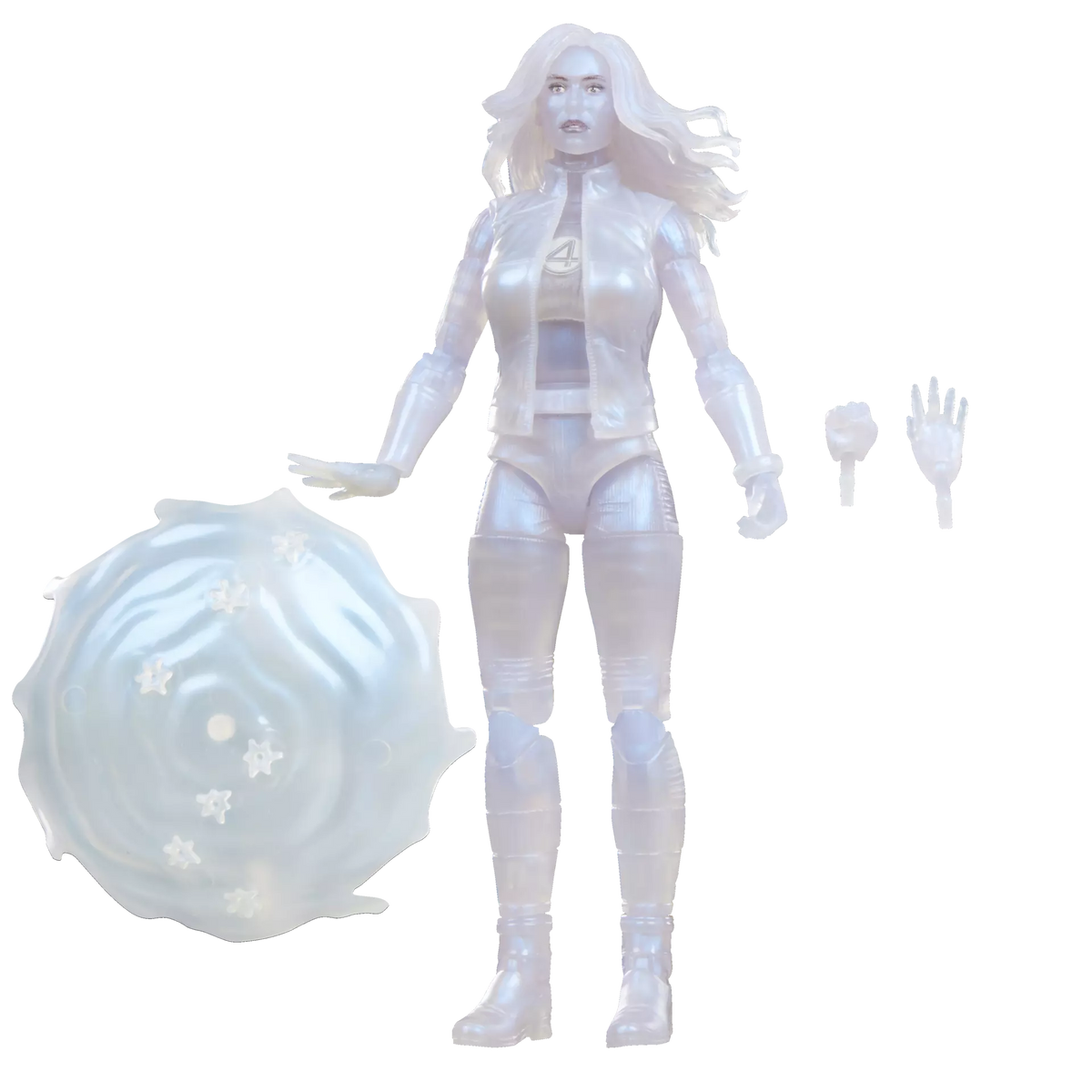 MARVEL LEGENDS AVENGERS DOOMSDAY HUMAN TORCH AND INVISIBLE WOMAN ACTION FIGURES