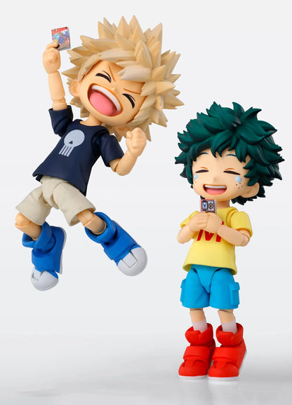 MY HERO ACADEMIA IZUKU MIDORIYA & KATSUKI BAKUGO CHILDHOOD SET S.H.FIGUARTS