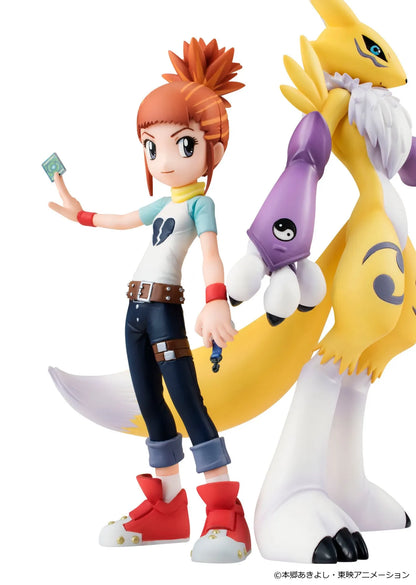 DIGIMON TAMERS RENAMON & RUKI MAKINO GEM STATUE REPEAT