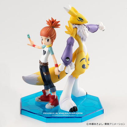 DIGIMON TAMERS RENAMON & RUKI MAKINO GEM STATUE REPEAT